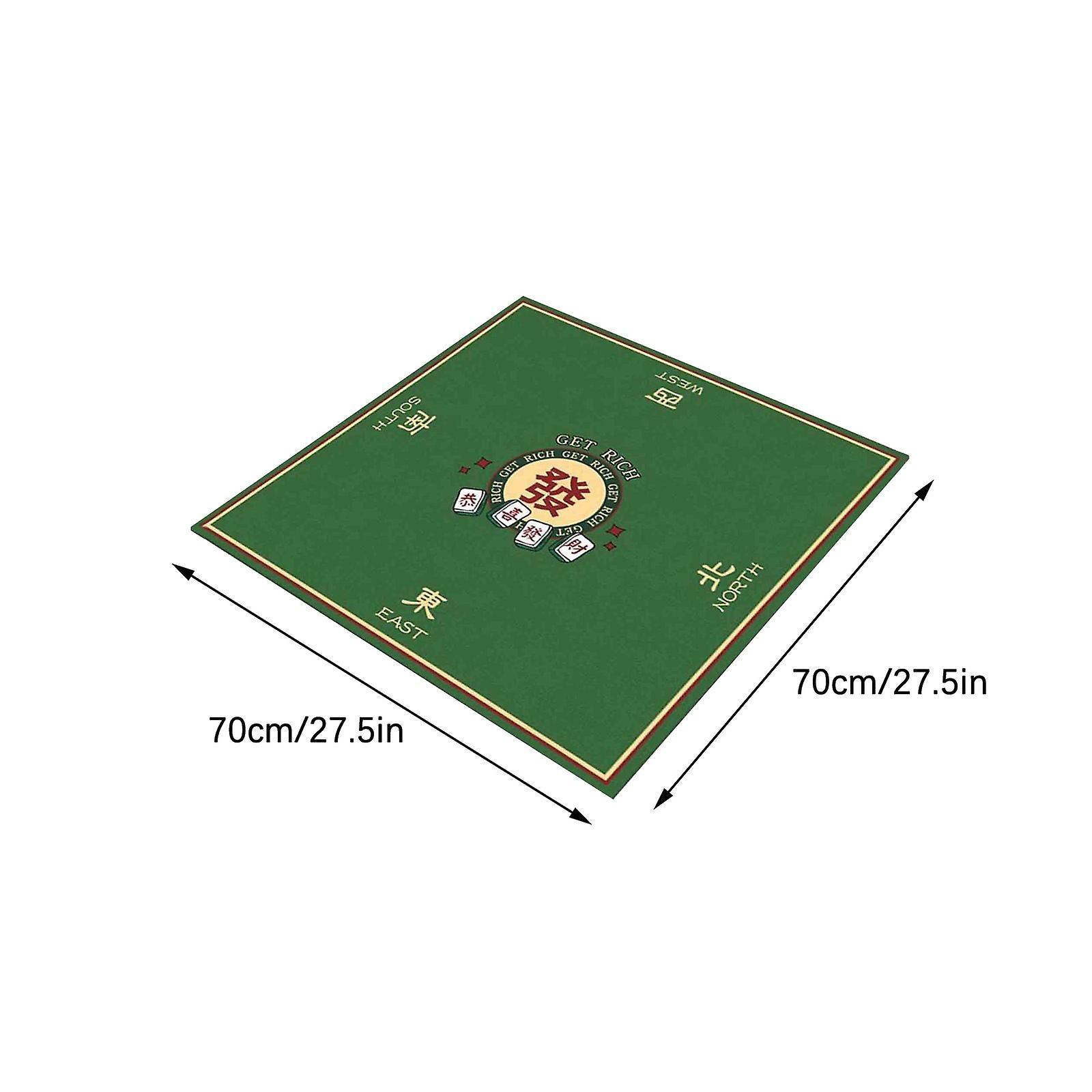 Flye Mahjong Mat Reduction Mahjongg Table Mat Mahjong Accessories Tablecloth Game Poker Domino Game Game Mat For Card Board And Tile Games 70x70cm ...