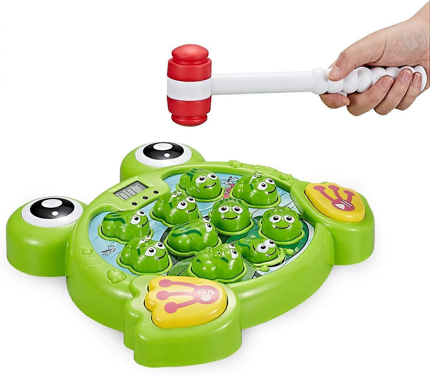 Liangnv HUOGUO Interactive Whack A Frog TG702 - Fun Gift for Boys & Girls of Age 3 4 5 6 7 8, Learning, Active, Early Developmental STEM Pounding T...