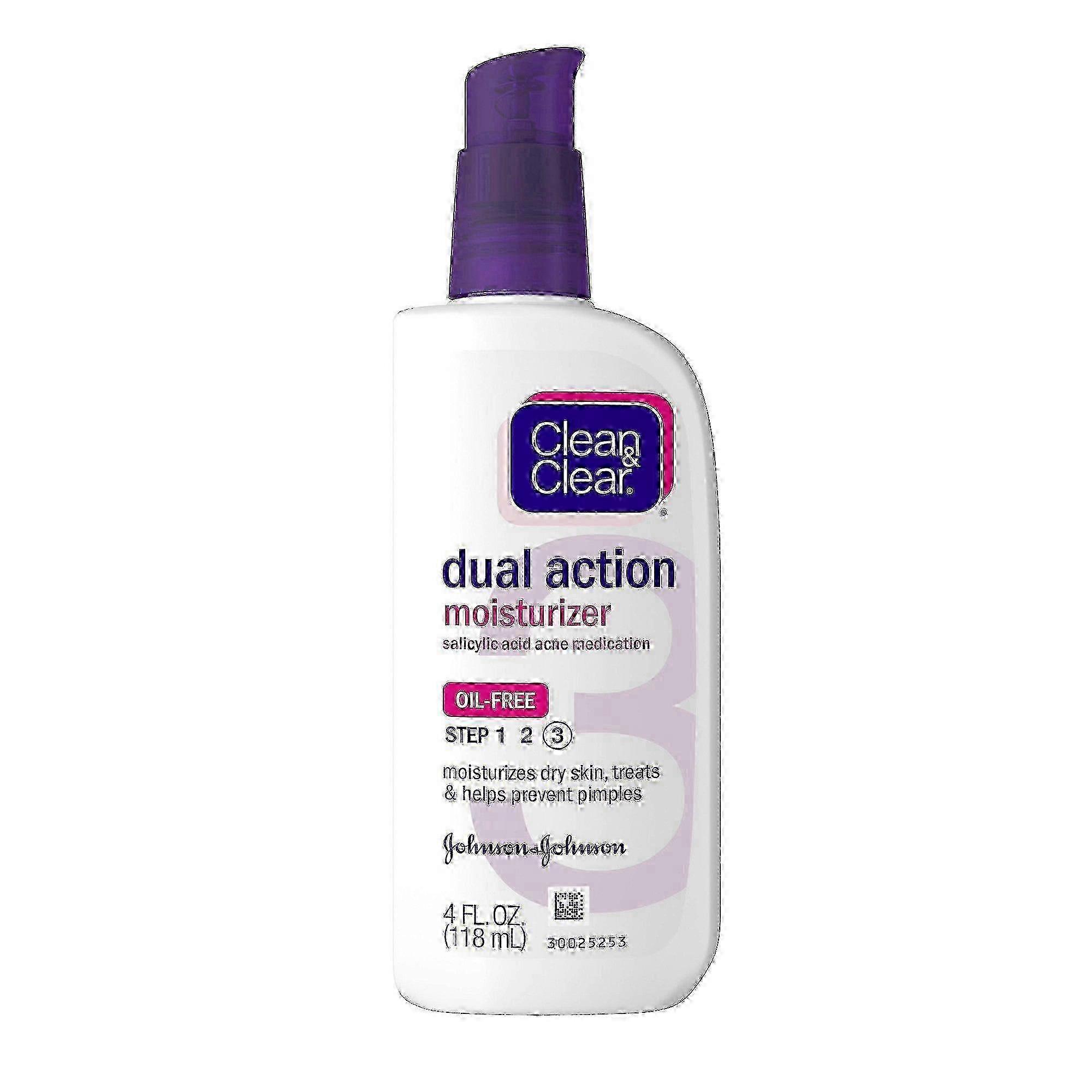 Clean & clear oil-free dual action moisturizer, 4 oz