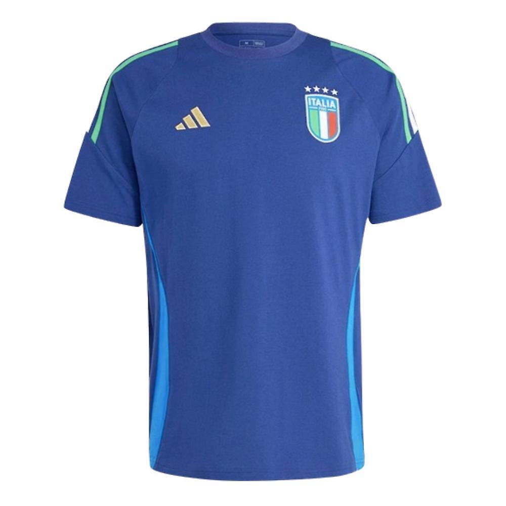 Adidas 2024-2025 Italy Training Tee (Navy) Medium 38-40 inch Chest