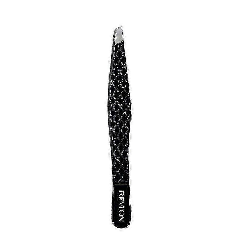 Revlon Expert Slant Tip Tweezer, Stainless Steel Hair Removal Makeup Tool, 1 Ea