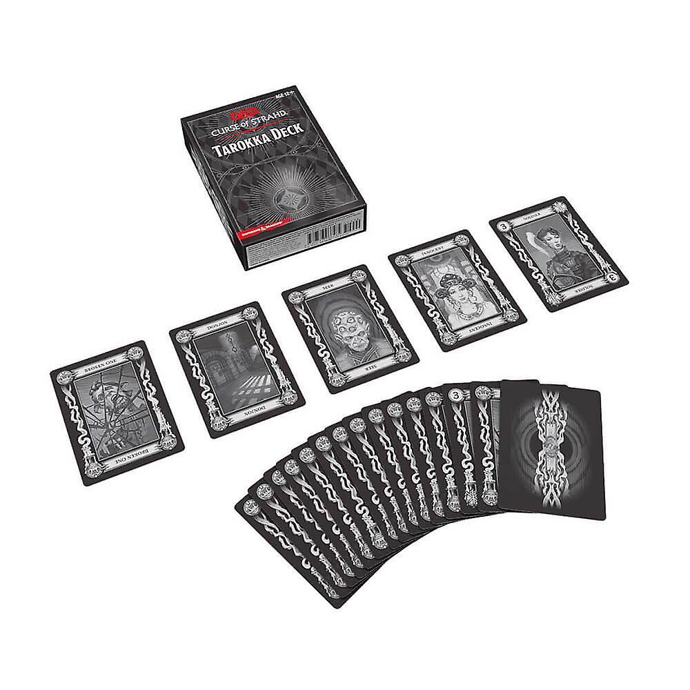 Dungeons & Dragons Dungeons and Dragons Curse of Strahd Tarokka Deck 54 Cards Adventure Ages 12