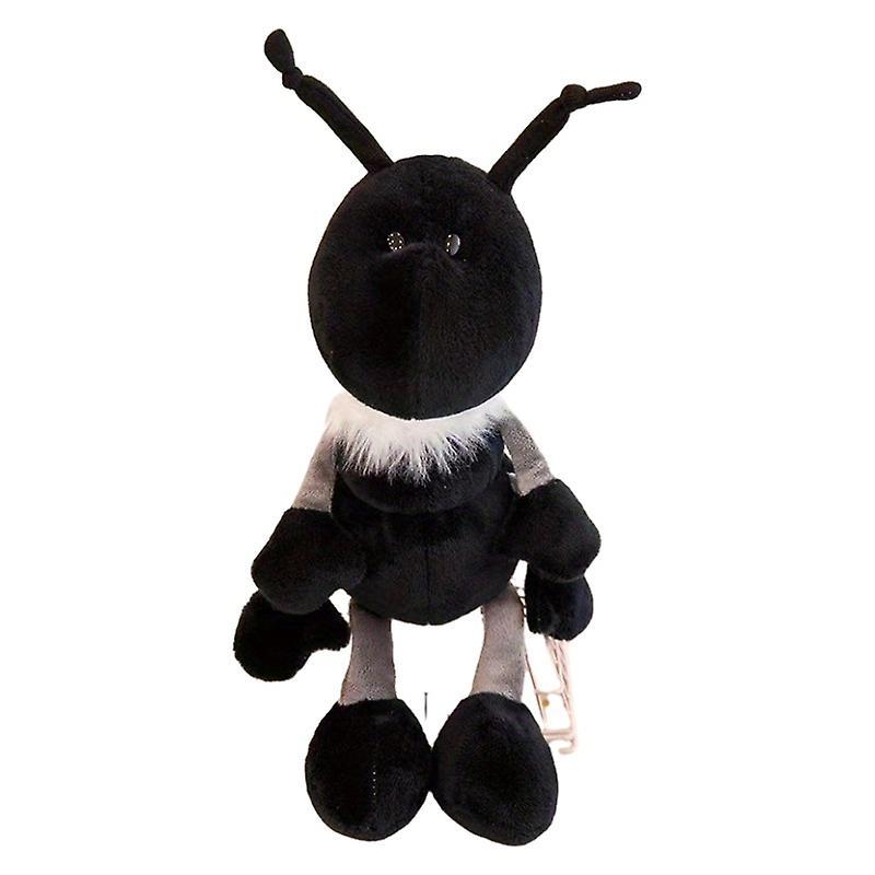 Wfuo Cute Simulation Colorful Ant Plush Toy Doll Small Doll Claw Machine Doll Childrens Day Gift black 40 CM