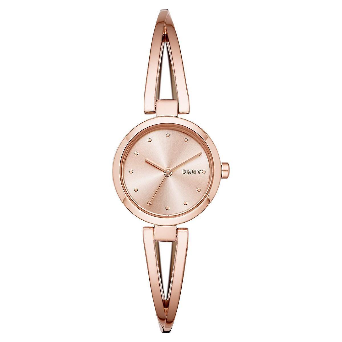 DKNY Women's Watch Wristwatch CROSSWALK NY2812 Stainless Steel rose gold