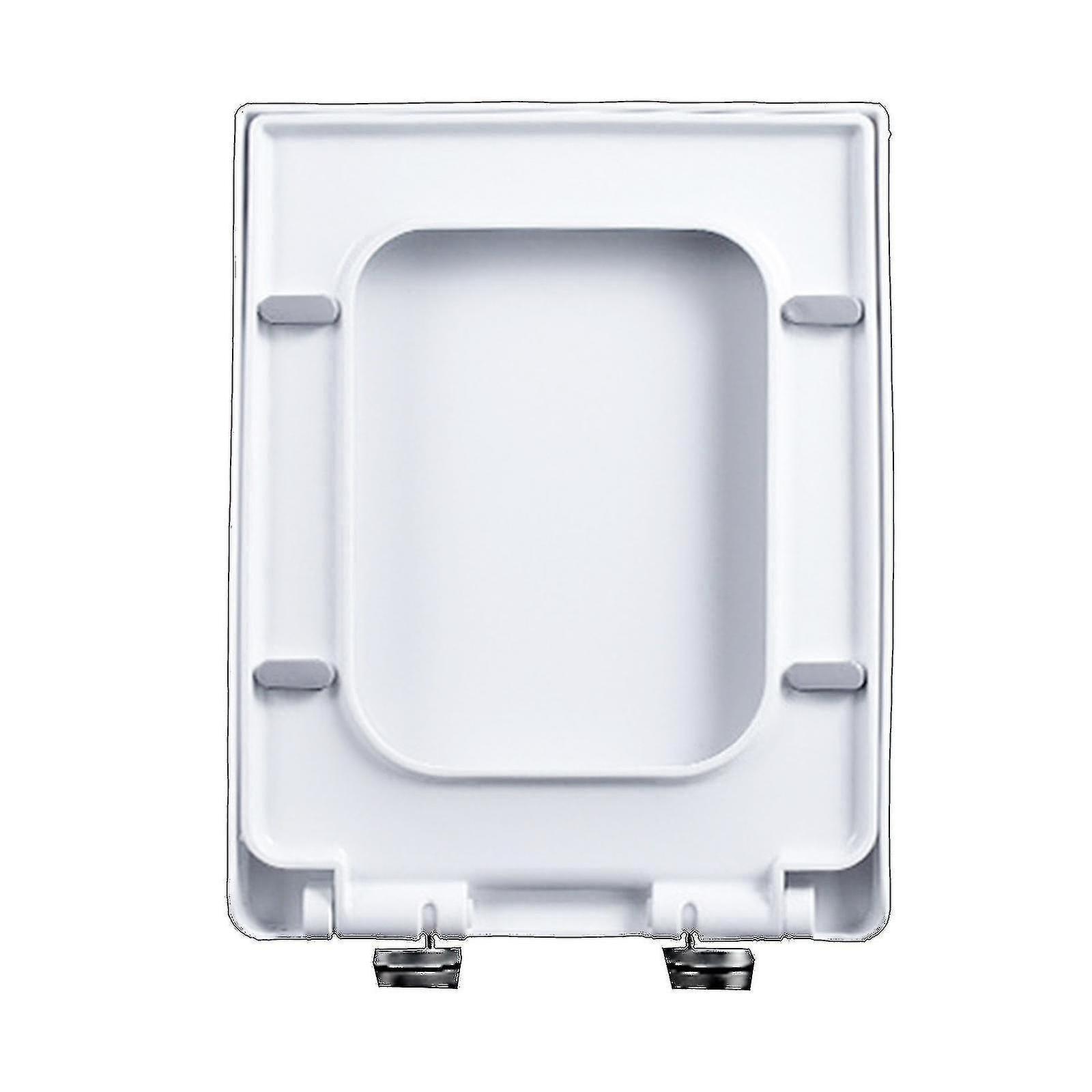 Otwoo 1mor Toilet Seats Close Pp Elongated Square Shape Bathroom Accessories Durable Heavy Duty 06c-pp Toilet Lid