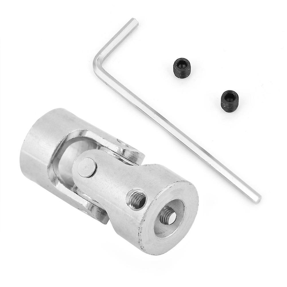 Motor Shaft Coupling Connector Universal Joint (8*10mm) DIY Steering, 35mm Length, 16mm OD