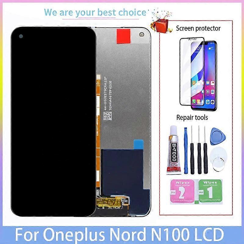 Redkid 6.52" AAA Quality For Oneplus Nord N100 Lcd Display Touch Screen Digitizer Assembly With Frame Replacement Lcd No Frame