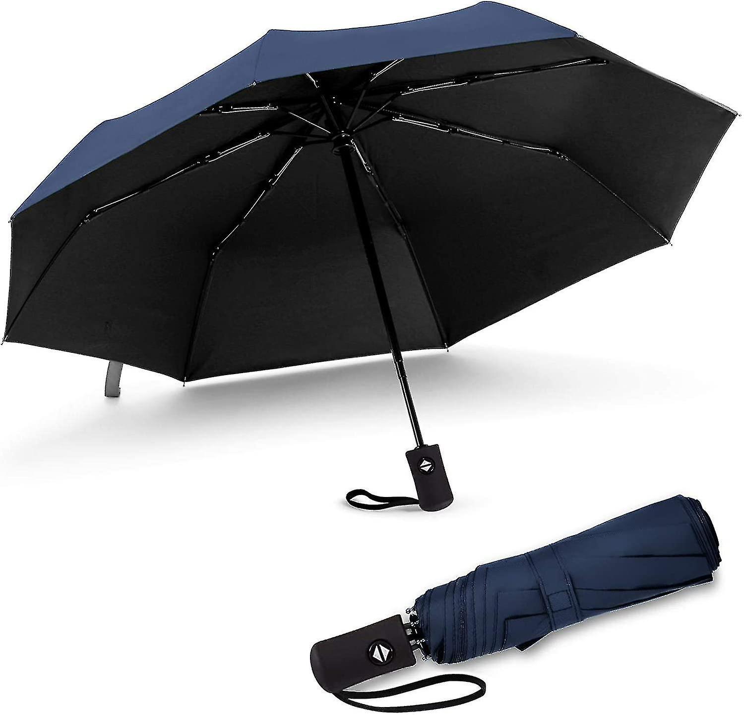 Sunset Umbrella Folding Umbrella Stormproof Up To 140 Km/h, Windproof Storm Folding Umbrella, Automatic Ope