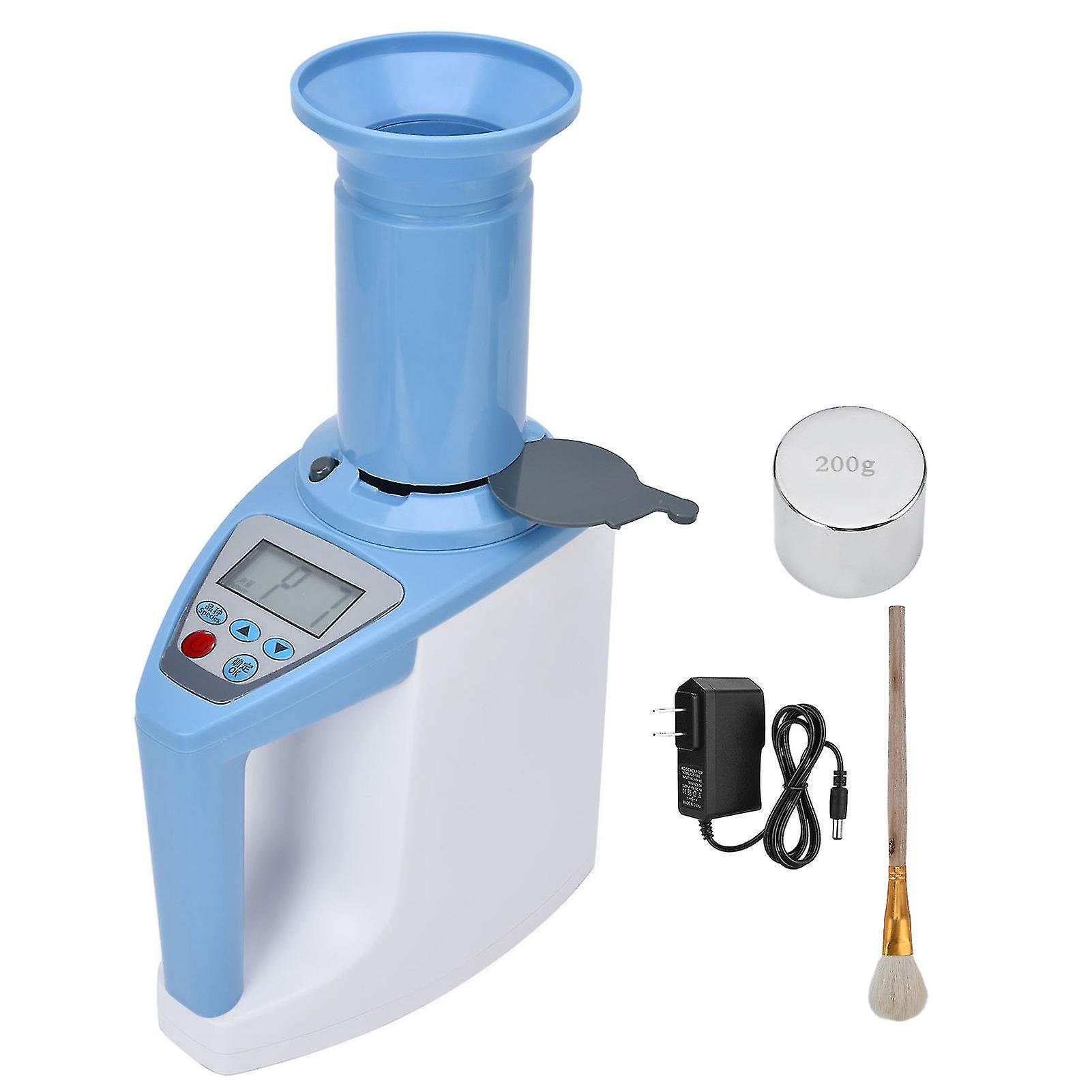 Digital Grain Moisture Meter for Rice Corn Wheat Canola - High Accuracy (US Plug)