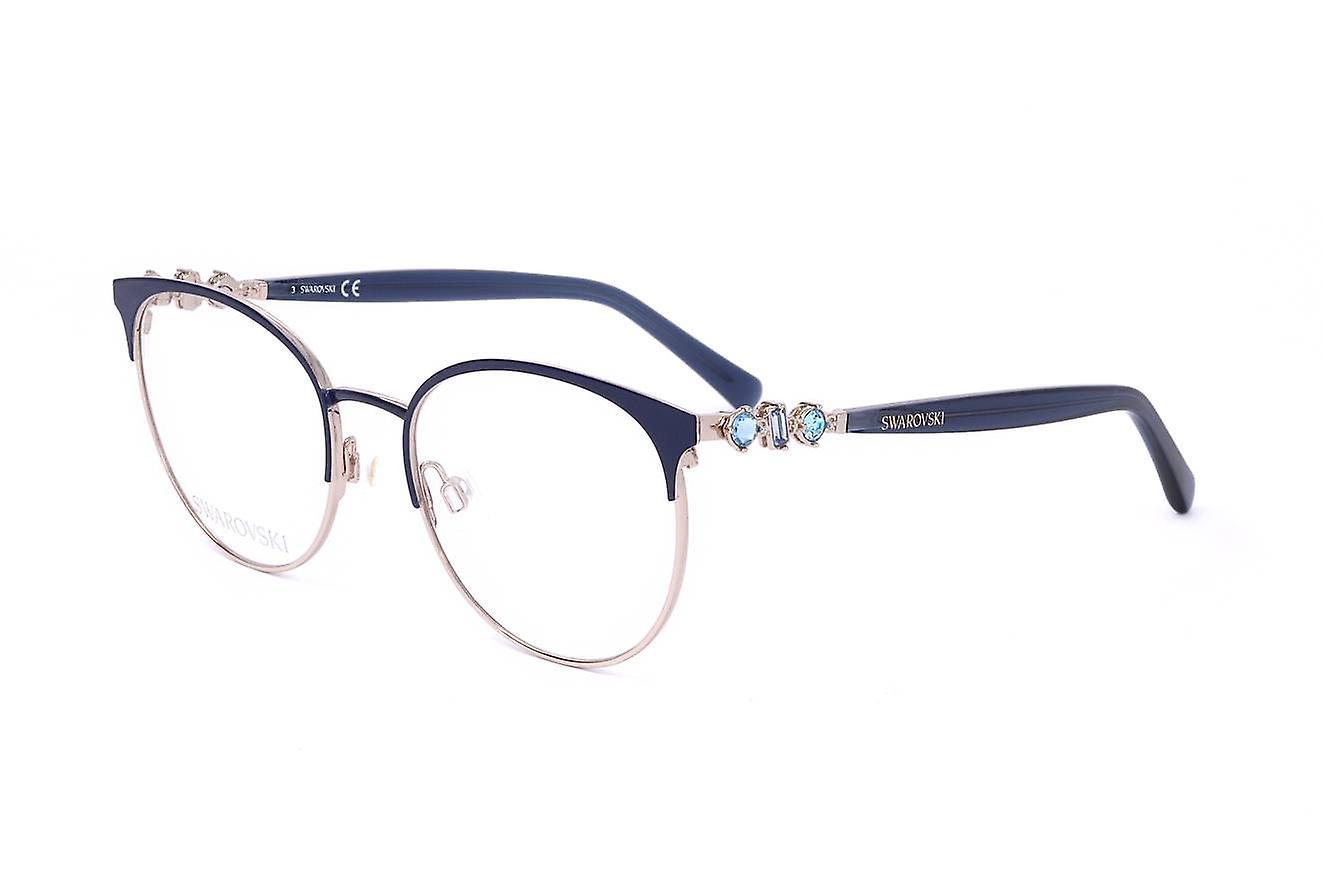 Eyewear Frames Swarovski SK5443 090 SHINY BLUE 52/18/140 WOMAN 52 mm