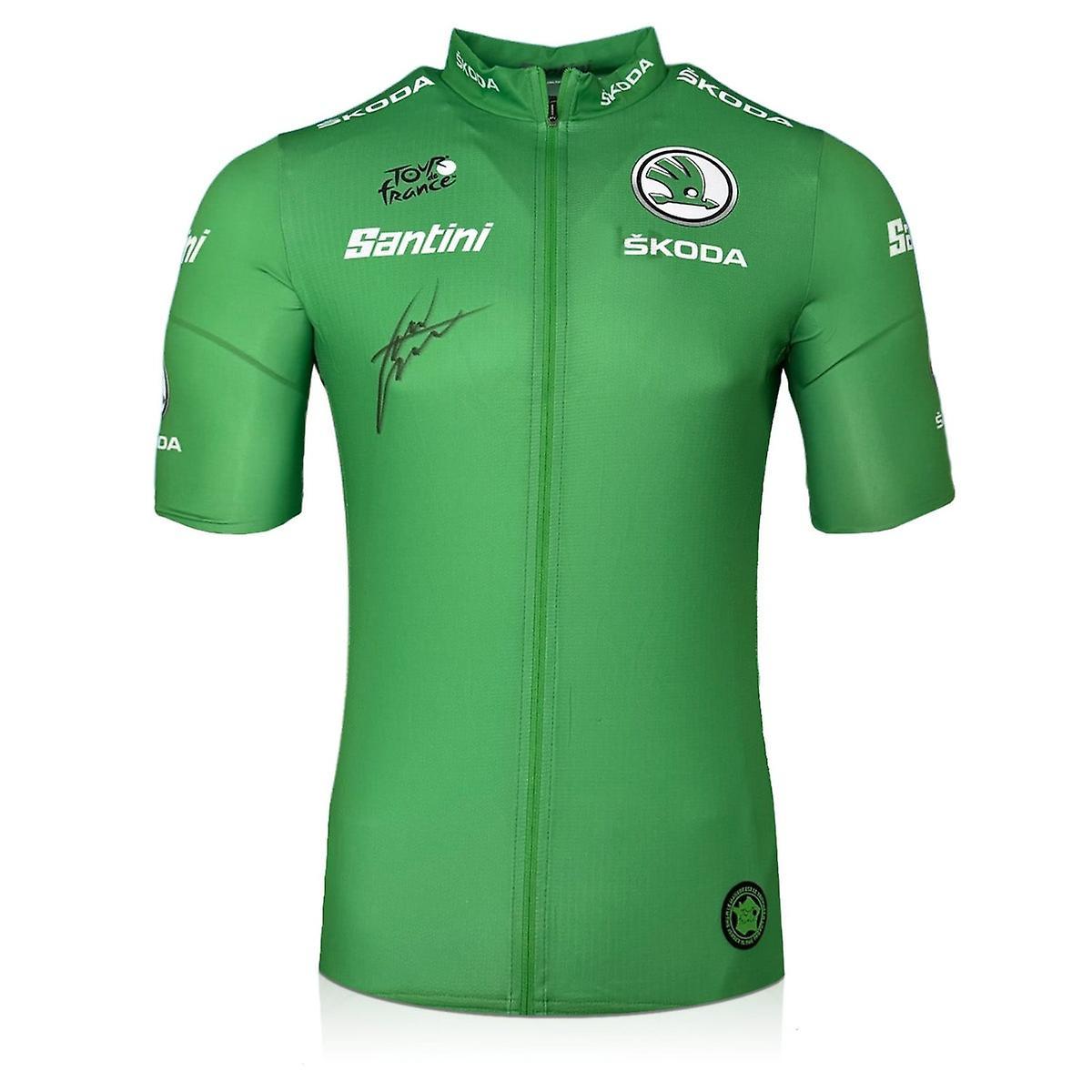 Exclusive Memorabilia Mark Cavendish Signed Tour De France Green Jersey