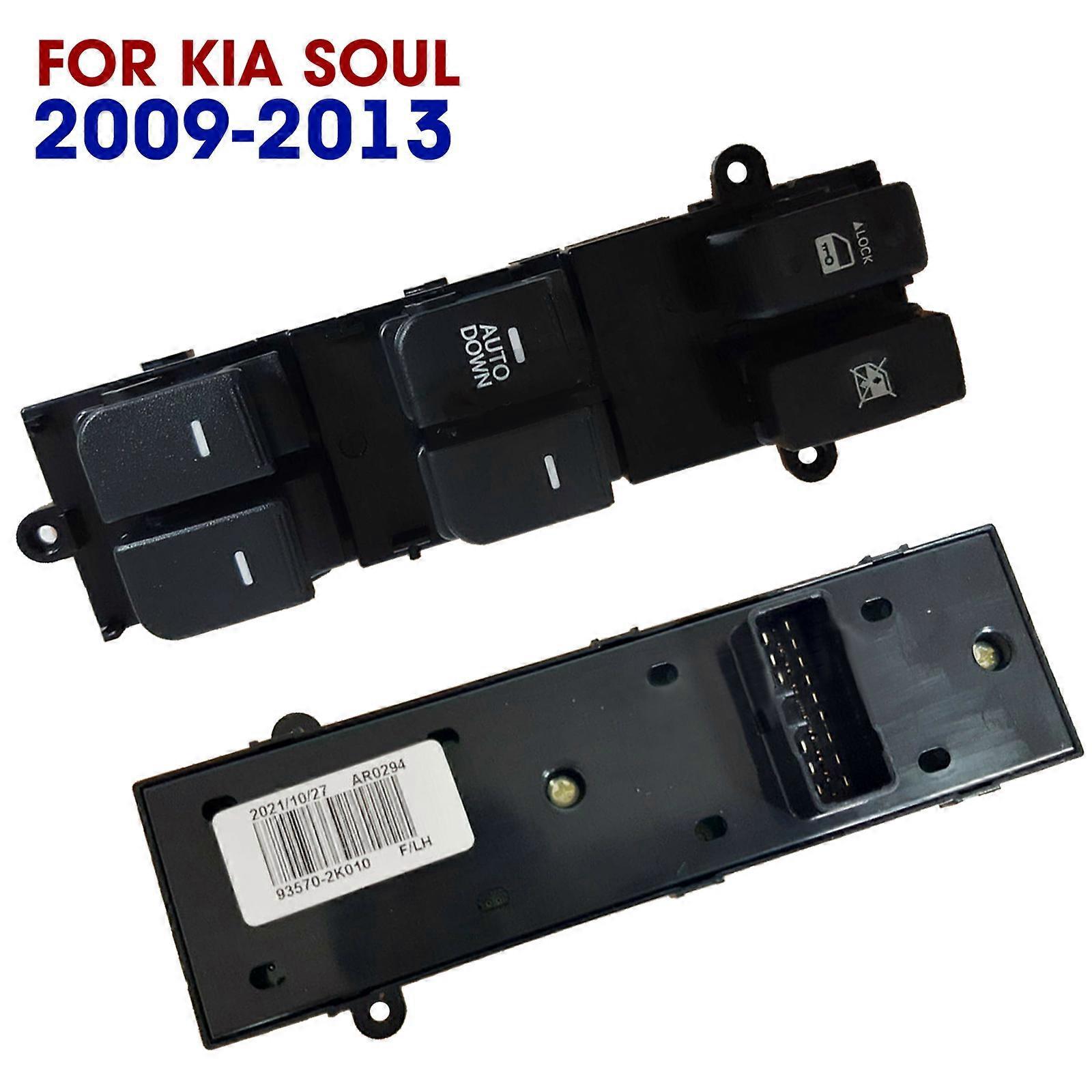 Unbrand Window Switch For 2009-2013 Kia Soul Front LEFT Driver Side Master Power Button ft