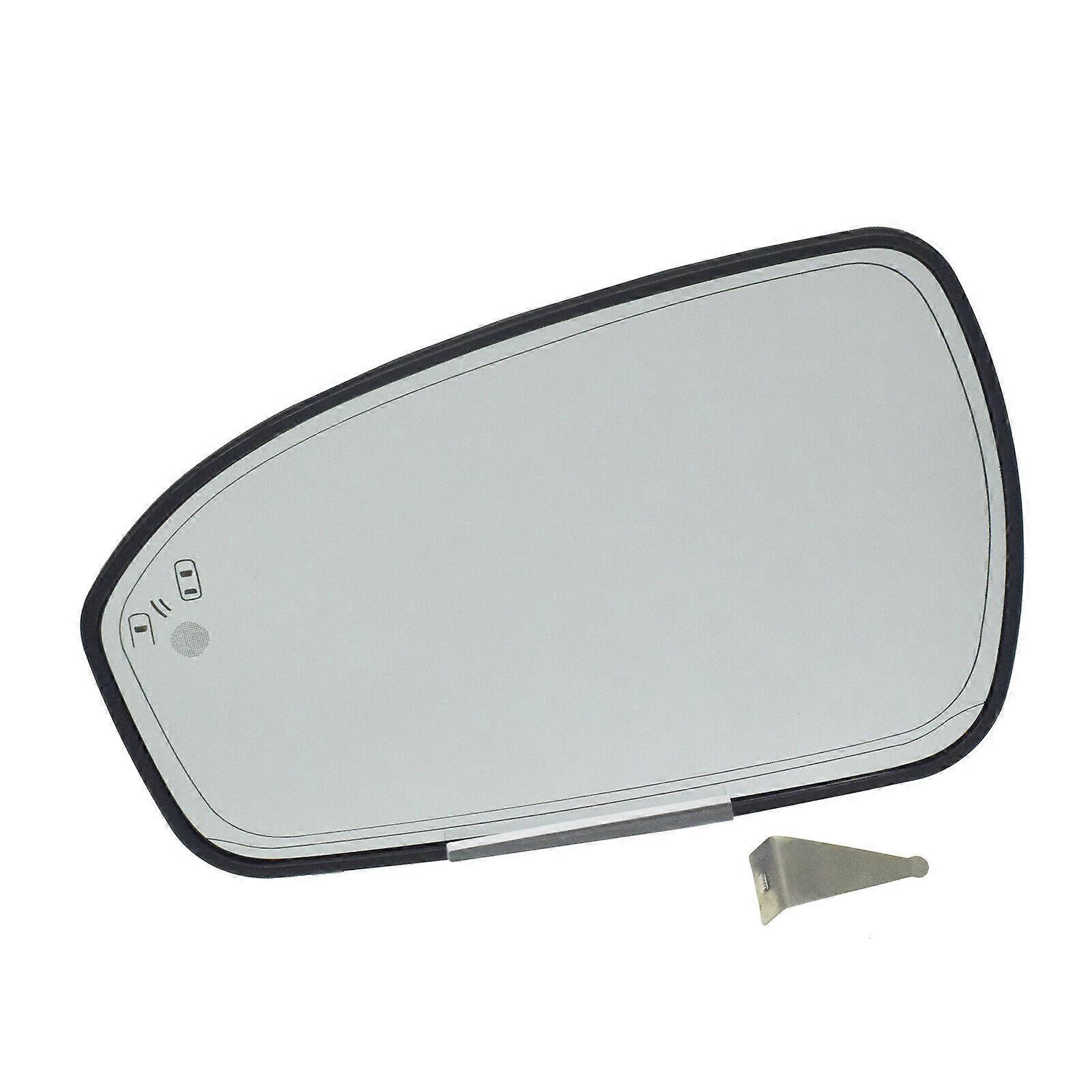 Lahdek Left Mirror Glass W/Blind Spot Detect DS7Z-17K707-H For 2013-2020 Ford Fusion