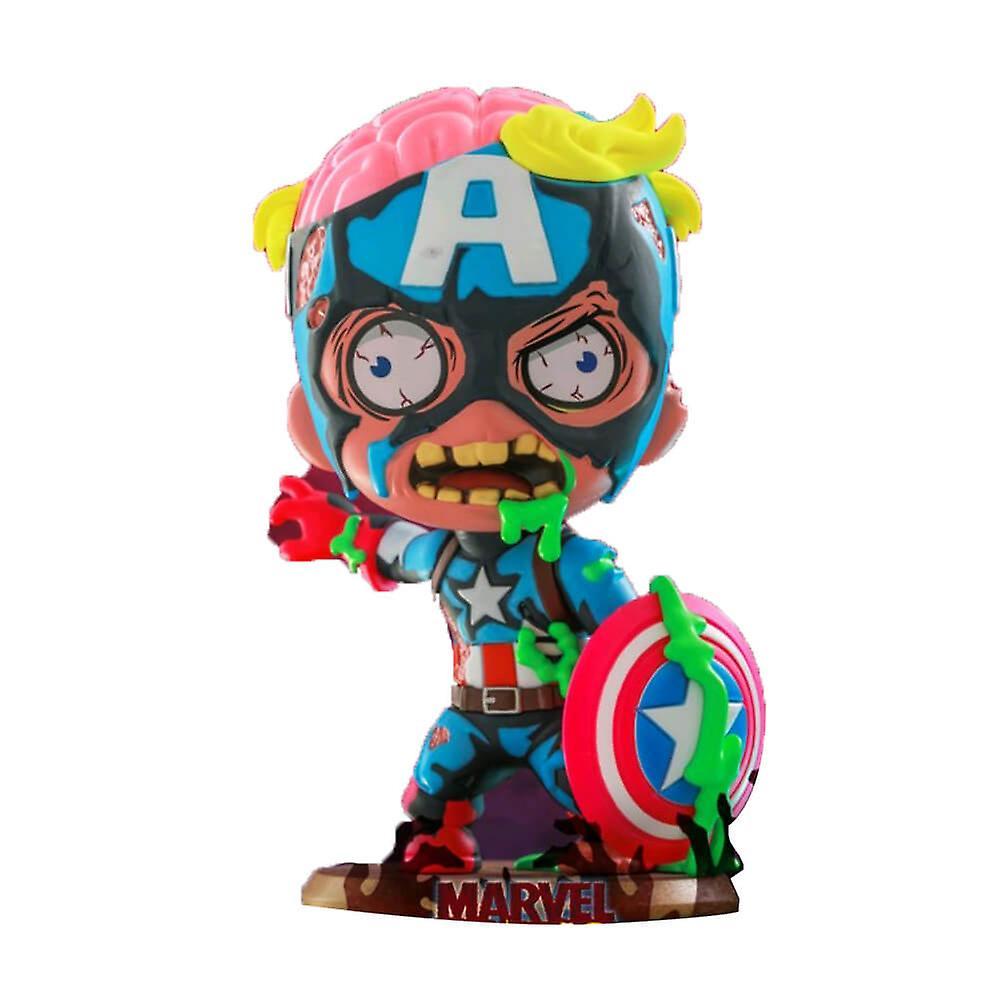 Highly Collectible Marvel Zombies Captain America Fluorescent Cosbaby Figure