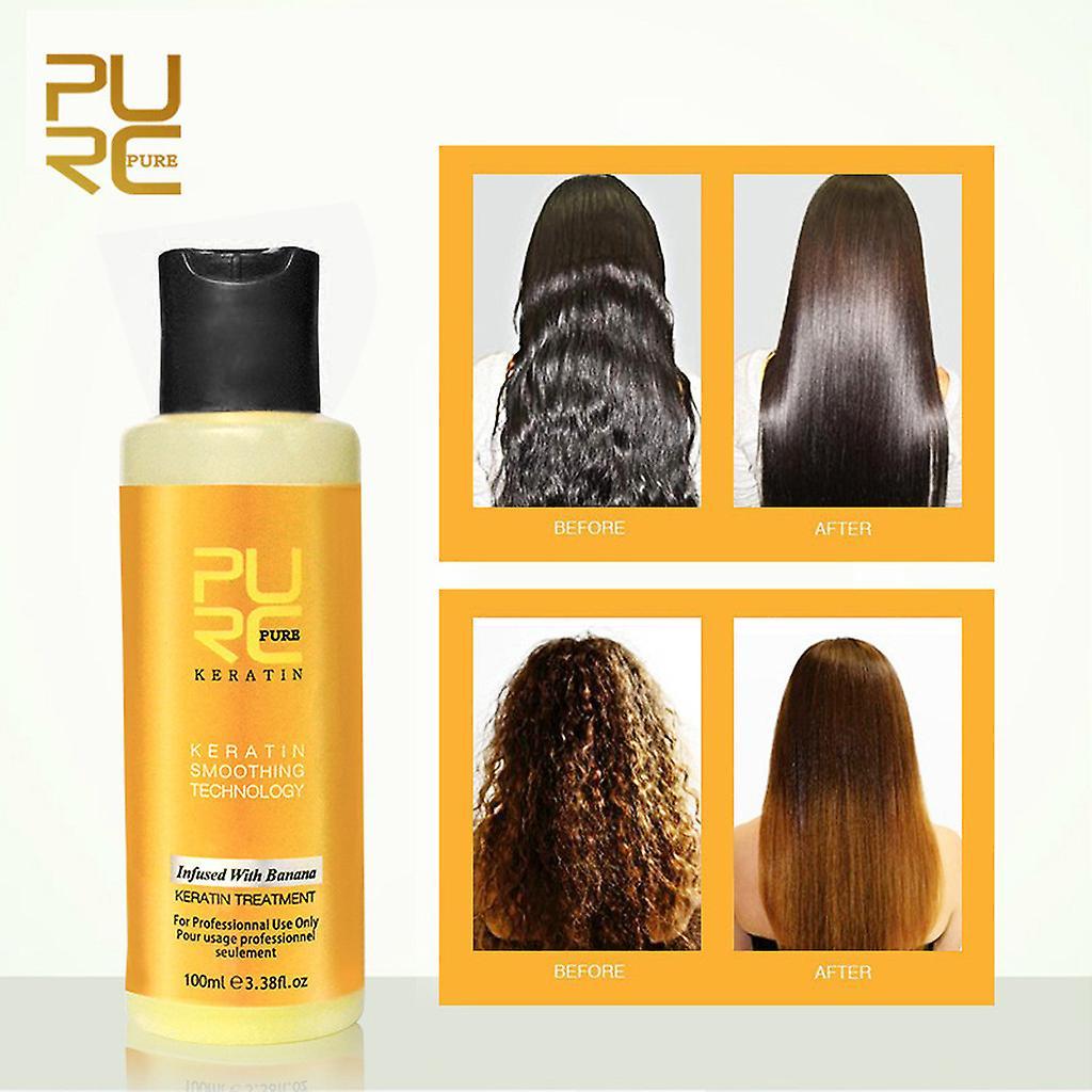 Flye 100ml Keratin Collagen Protein Intensive For Dry Damaged Hair Repaid 100ml Yellow