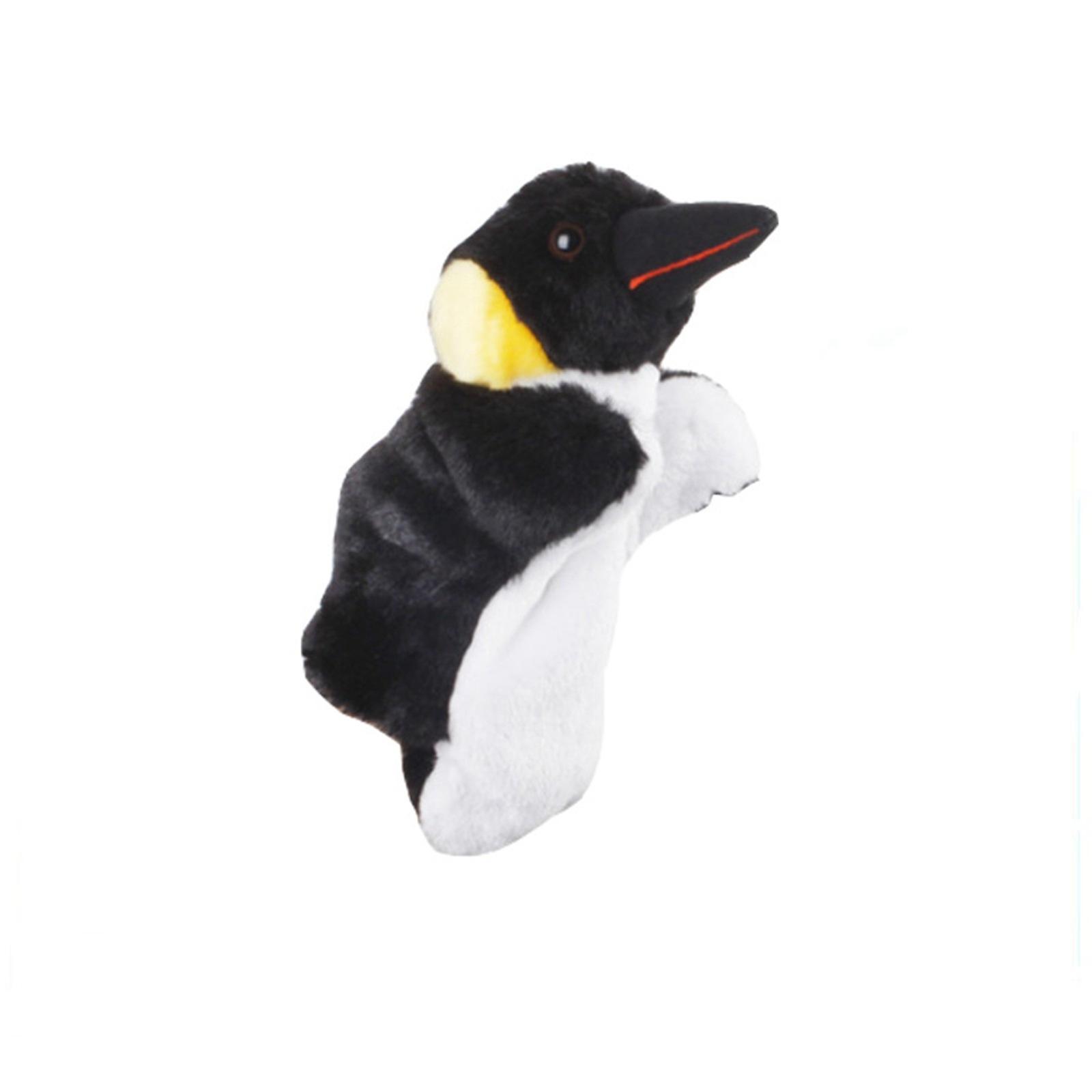 Baodan 1PC Cartoon Penguin Hand Puppet Lovely Plush Penguin Hand Puppets Multicolor