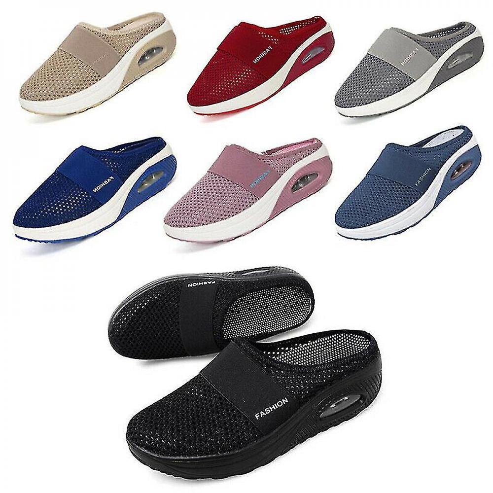 Hgxs Air Cushion Slip-On Walking Shoes Orthopedic Diabetic Non Slip Walking Shoe GNz GGI pink EU43