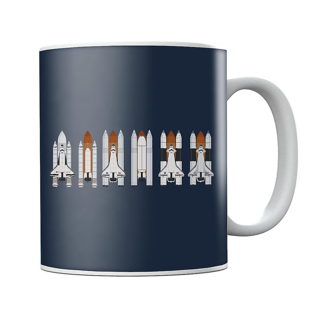 NASA Space Shuttle Program Mug Navy Blue 10oz