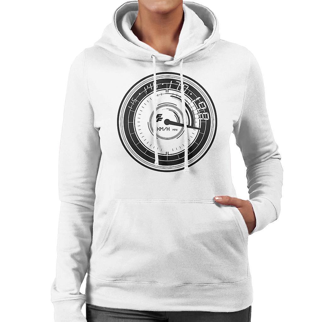 Fast & Furious Fast and Furious Speedometer Women's Hooded Sweatshirt White X-Large