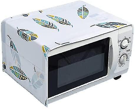 Sszfu Microwave/multi-function Oven Dust Proof Cover Grease Cover With Pocket Kitchen Protector(feather Pattern)