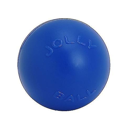 Jolly Pets Push-N-Play Dog Ball Blue 10in