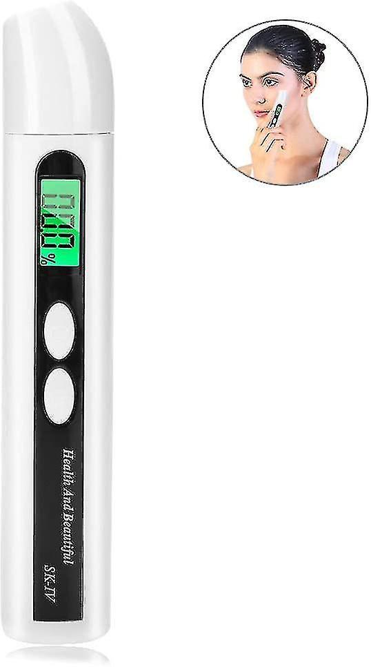 Yiwanb Sl Skin Humidity Tester, Digital Skin Humidity Tester Portable Facial Oil Content Analyzer Lcd Skin Care Detector Facial Care Display Shisanq X