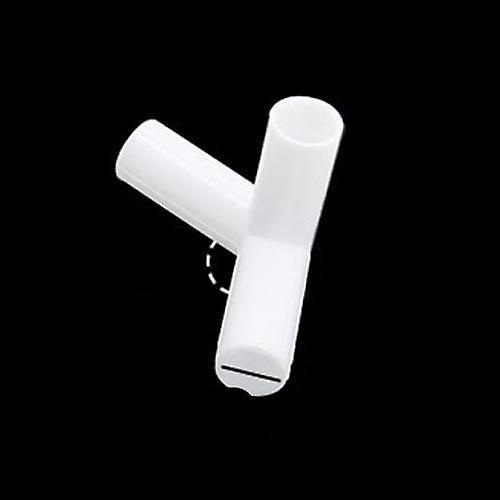 Slowmoose Pvc Straight Elbow Cross Connector -joint Tee Pipe White-9