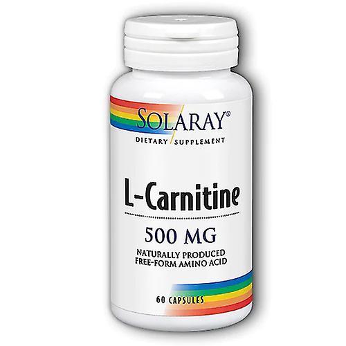 Solaray L-Carnitine, 500 mg, 60 Caps (Pack of 1)