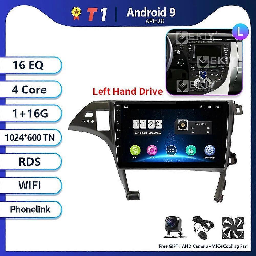 Redkid T8 Android 10 For Toyota Prius XW30 2009 - 2015 Car Radio Multimedia Video Player Navigation GPS Auto Caplay No 2 Din DVD T1 1G 16G LHD