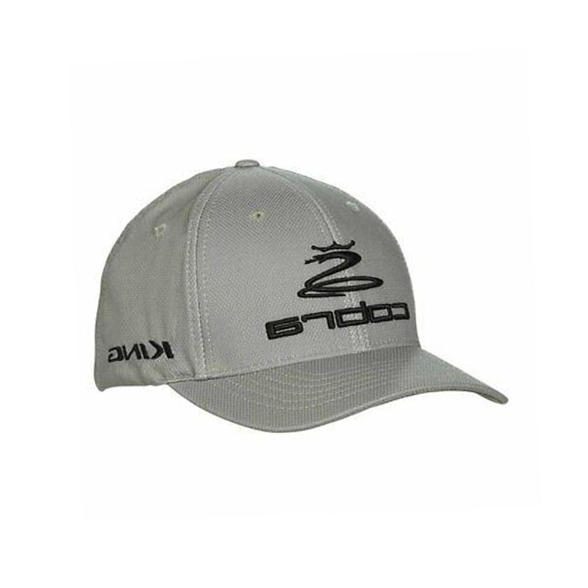 Cobra Pro Tour Flexfit Mens Grey Golf Cap 909183 03 White L/XL