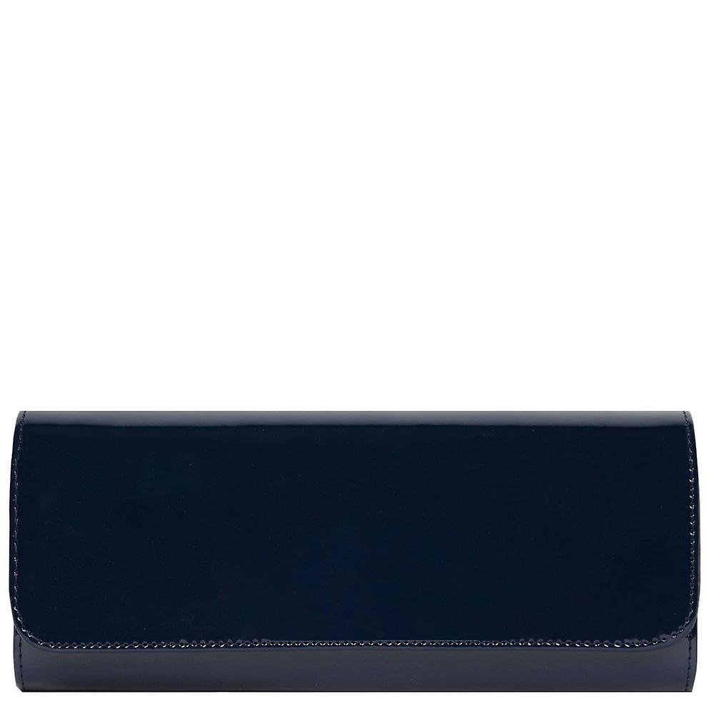 Emis Charm Womens Clutch Bag Navy Patent One Size