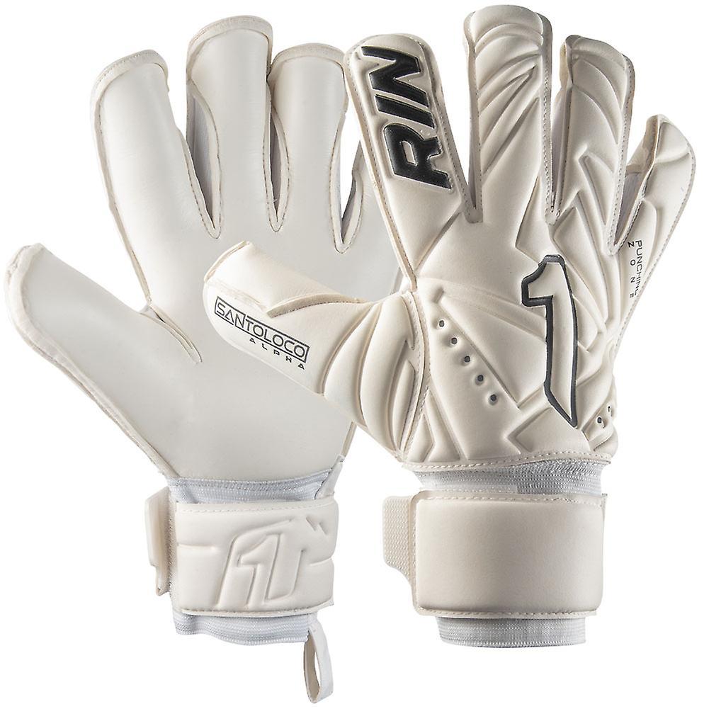 Rinat SANTOLOCO FULL LATEX Goalkeeper Gloves Size White 8