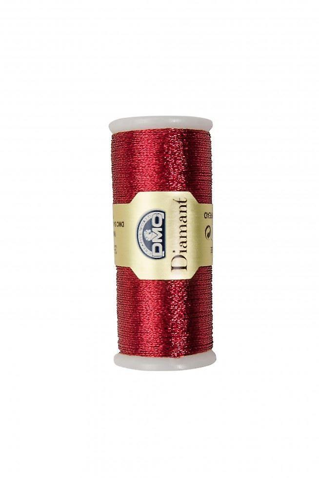 DMC Diamant Metallic Embroidery Thread D321 Red - 35 Metres - each