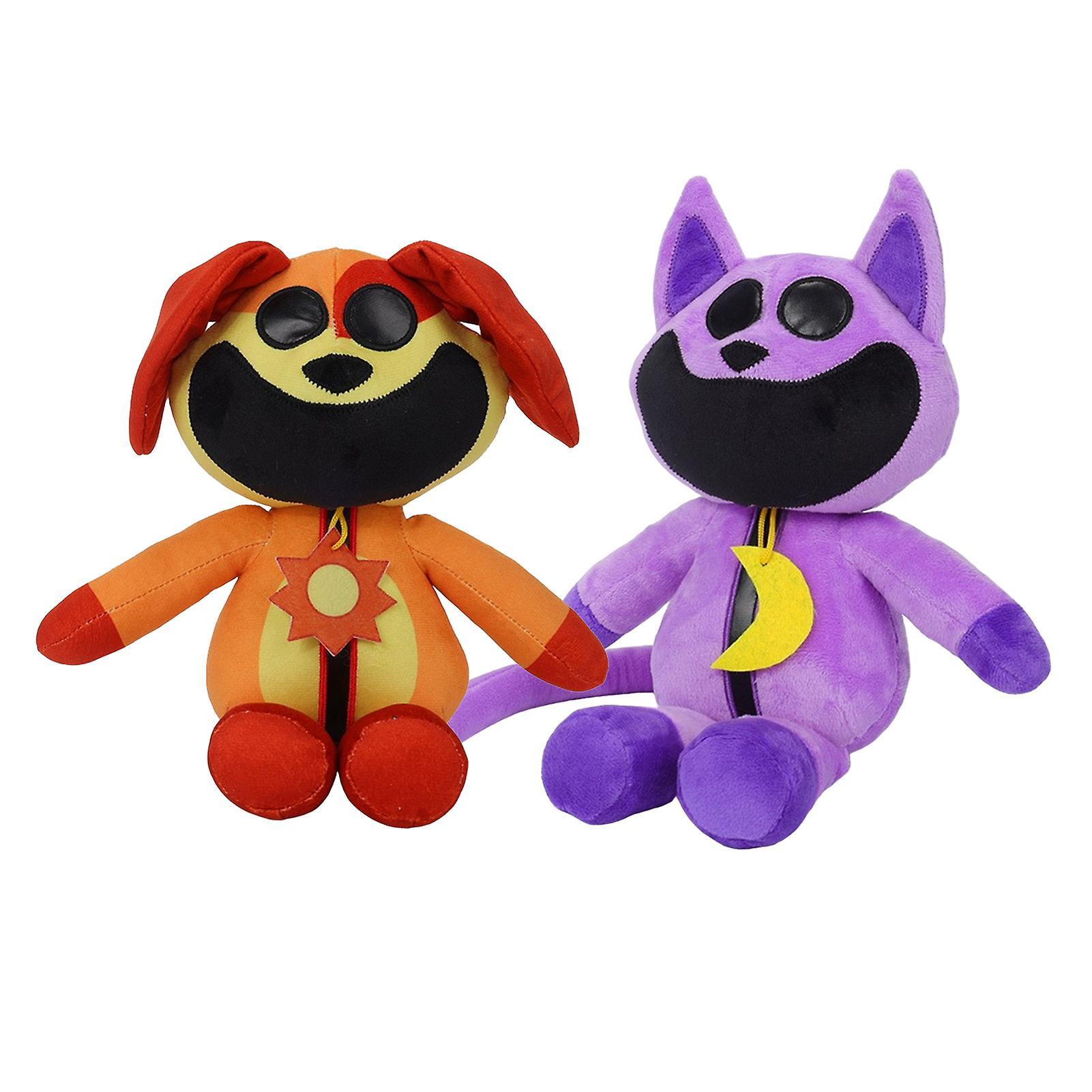 Yamaler 2Pcs Plush Toy Adorable Character Plush Doll Toys Soft Stuffed Animal Doll Toys for Kids Boys Girls Fans A