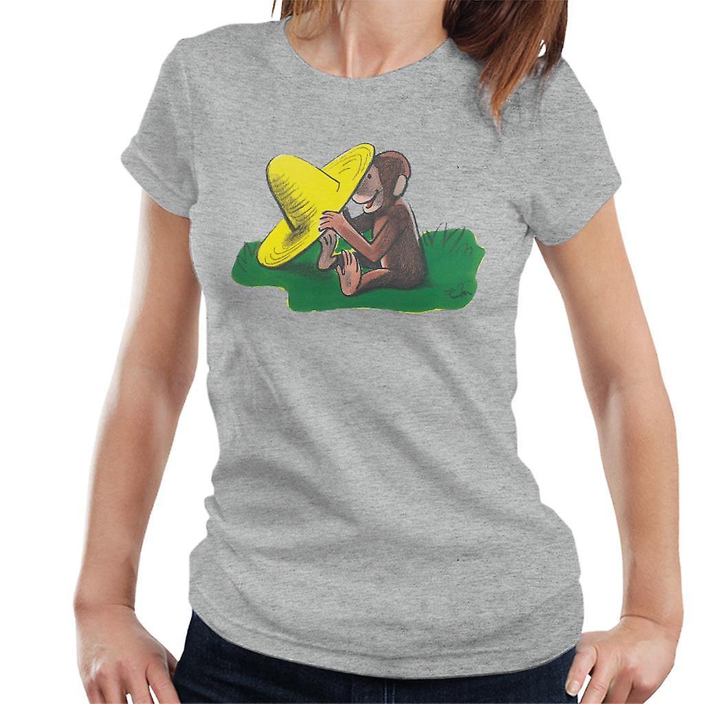 Curious George Yellow Hat Women's T-Shirt Heather Grey Medium