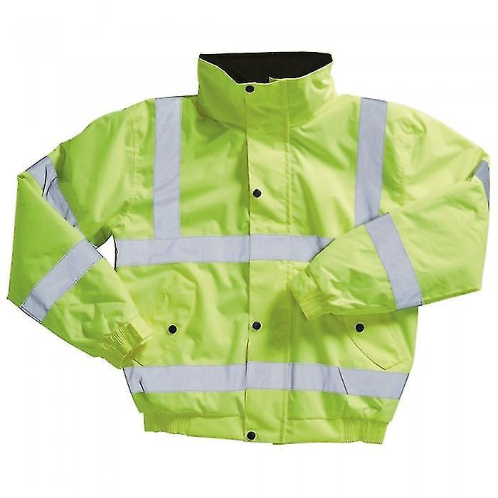 Rodo Limited Blackrock Adults Hi-Vis Bomber Jacket Yellow Small