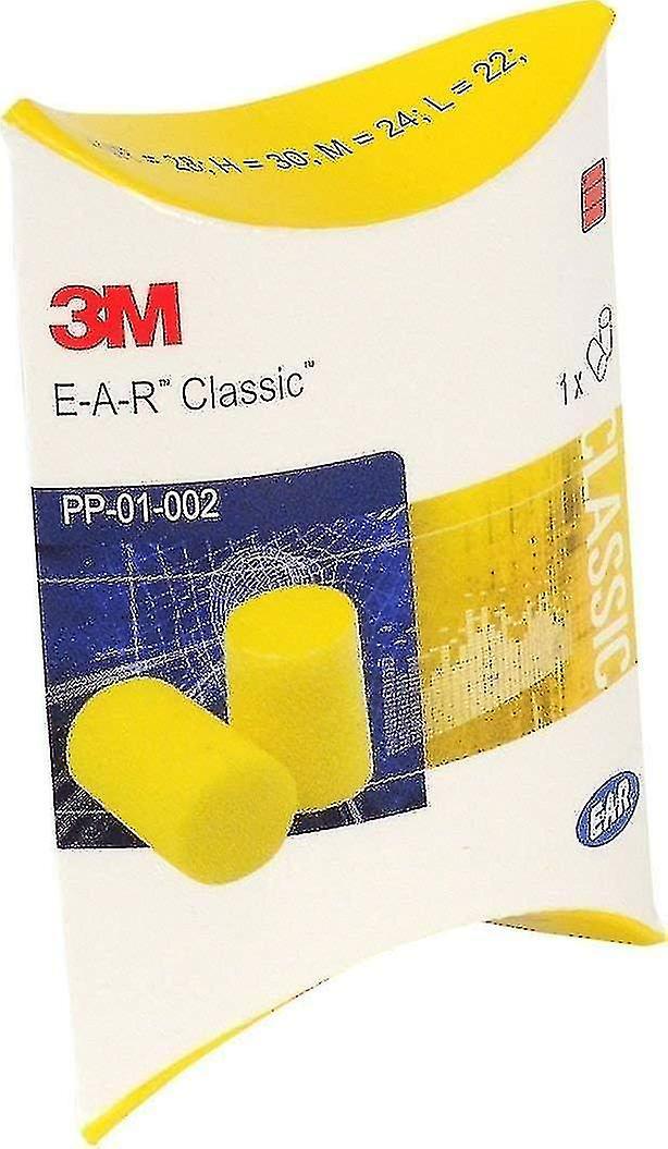 Xmaid 3m Ear Classic Ear Plugs, 50pairs Packed In Pairs, Yellow, Snr = 28db, Ear Defenders