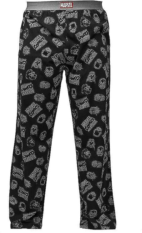 Marvel Tonal Heads Comics Lounge Pants Unisex Adults 100% Cotton - Officially licensed Small