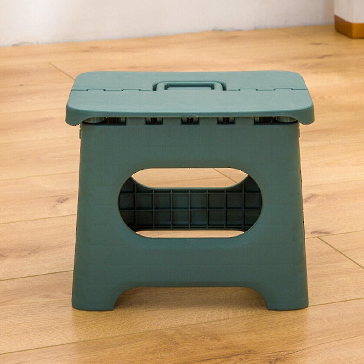 Large Step Stool Folding Foldable Multi Purpose Heavy Duty Home Kitchen Kids Xixi Green L