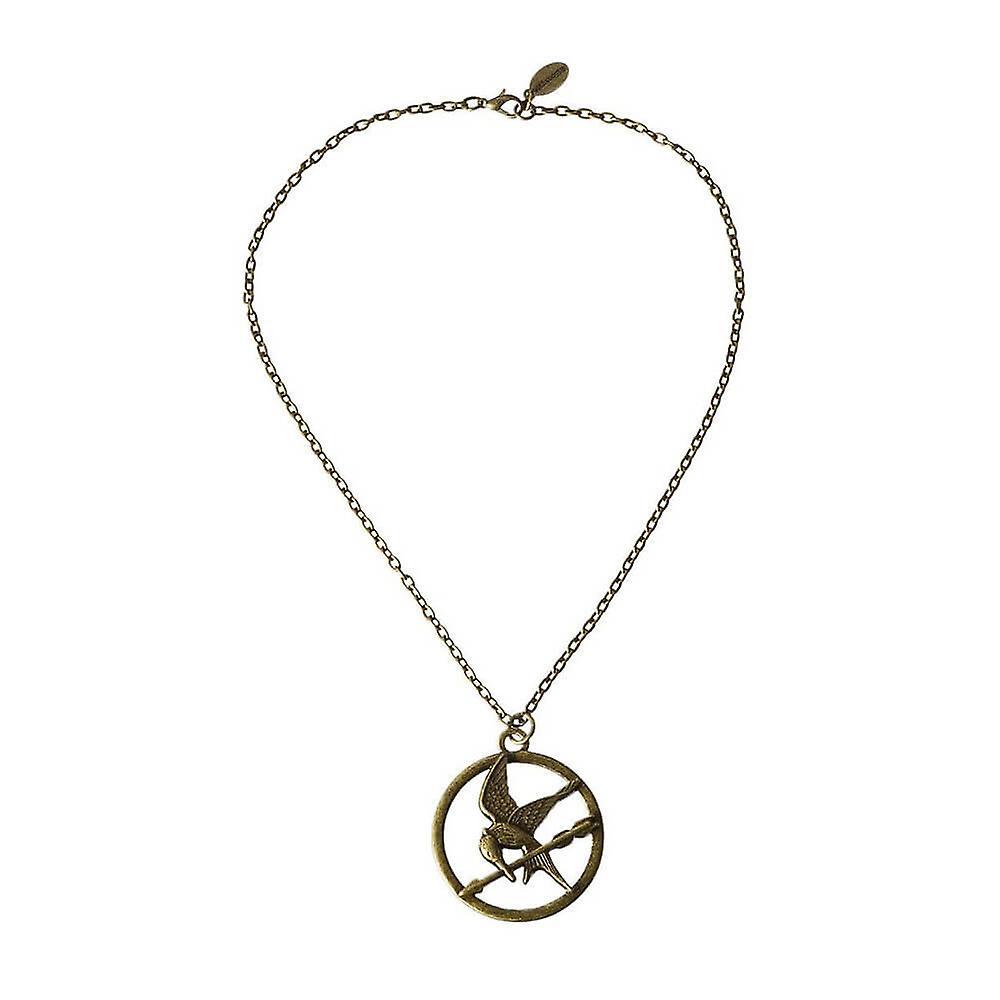 The Hunger Games Movie Alloy Necklace "Teasing Jay" Single Chain Mockingjay