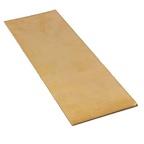 Linxi 300 X 100 X 0.5mm H62 Brass Sheet - Corrosion Resistant