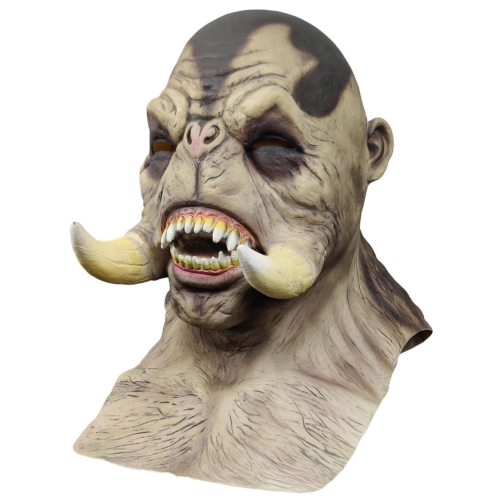 Dandanzhuan Halloween Orc Mask Halloween Scary Orc Mask