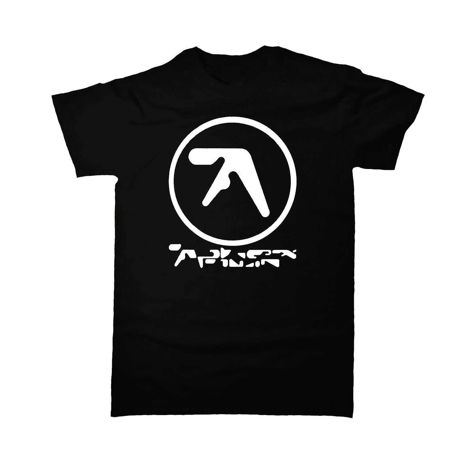 Gildan Aphex twin logo t-shirt Black S