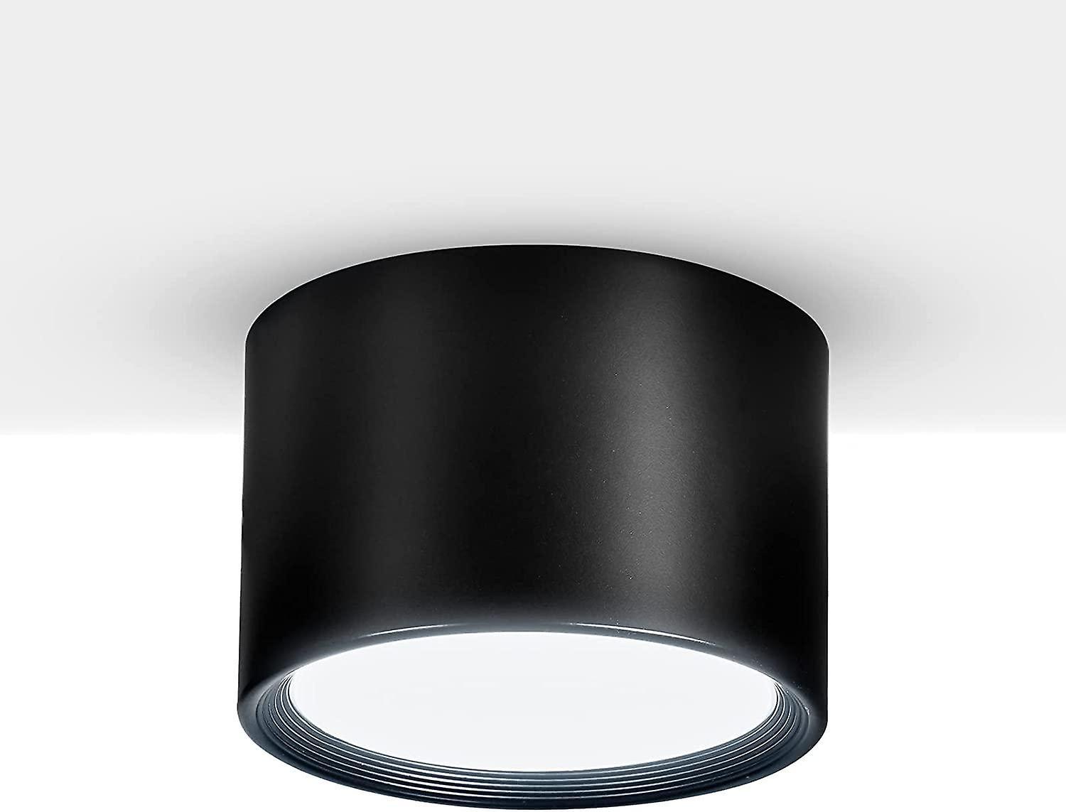 unbrand Led Ceiling Spotlight Black Cold White 6000K 12W Spot Light Ceiling Lamp Living Room Dining Room Kit