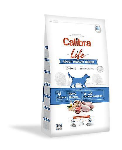 Calibra Food for Dogs Life Adult of Medium Breed Chicken (Dogs , Dog Food , Dry Food) 12 KG