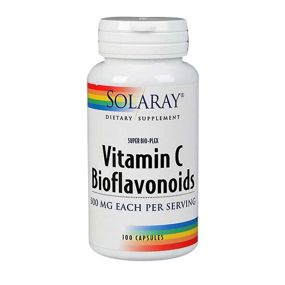 Solaray Vitamin C Plus Bioflavanoids, 250 Caps (Pack of 1)