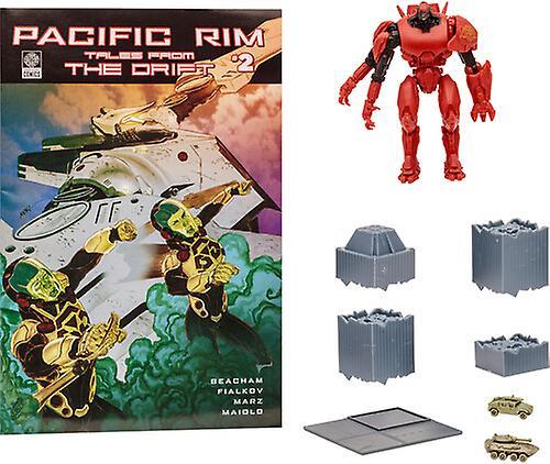 McFarlane Toys McFarlane - Pacific Rim - Crimson Typhoon (Jaeger) 4" Figure Playset & Comic  [COLLECTABLES] Action Figure USA import