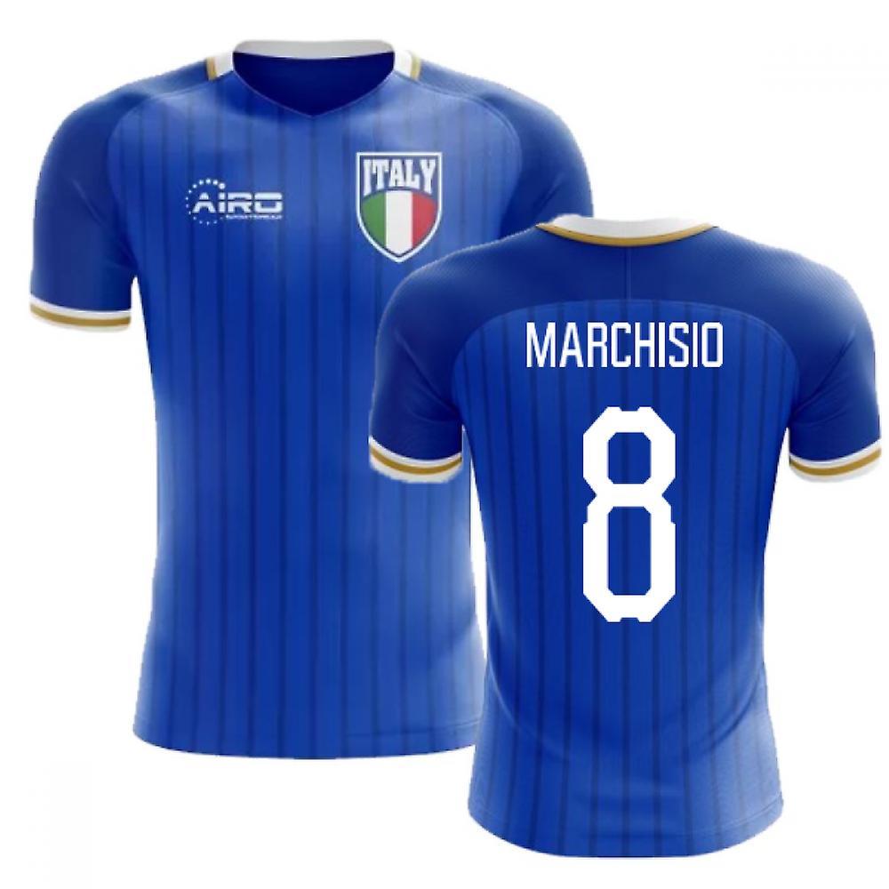 Airo Sportswear 2023-2024 Italy Home Concept Football Shirt (Marchisio 8) Blue XXL