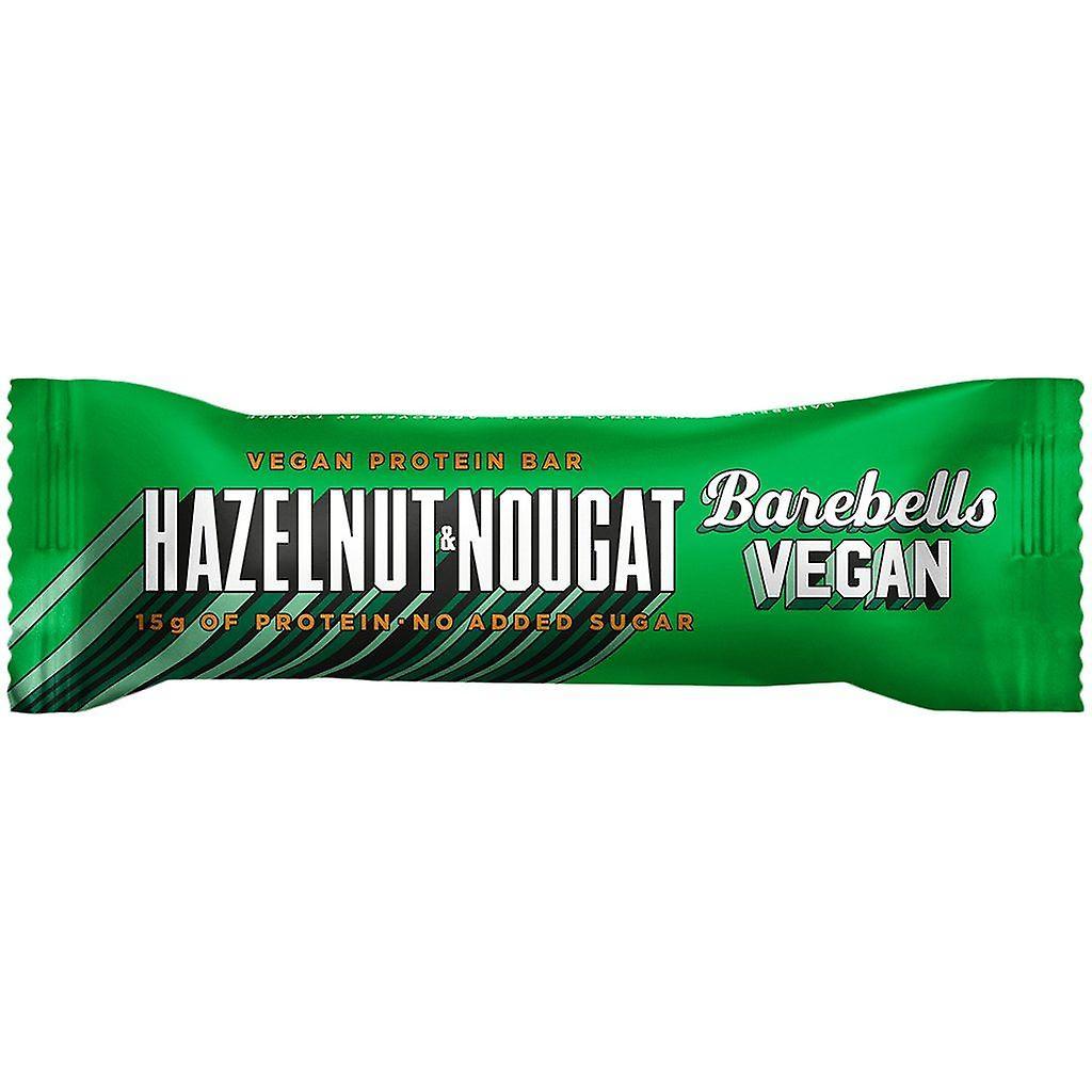 Barebells Vegan Protein Bar No Added Sugar -12 x 55g Hazelnut