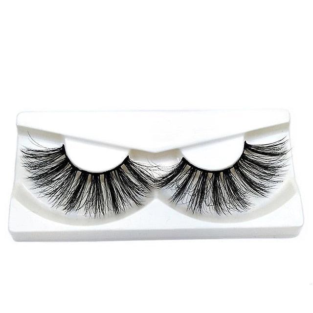 Slowmoose 1pair 3d Mink False Eyelashes - 100% Cruelty Free Criss Cross Lashes, Thick SD-1